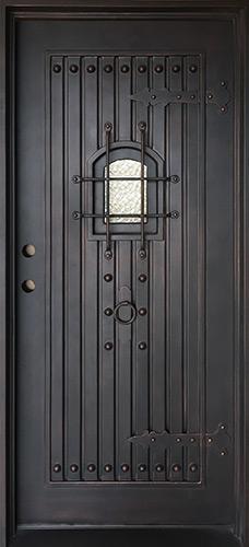 37" x 81" Castle Iron Prehung Door Unit